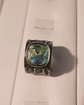 Anillo envejecido verde 