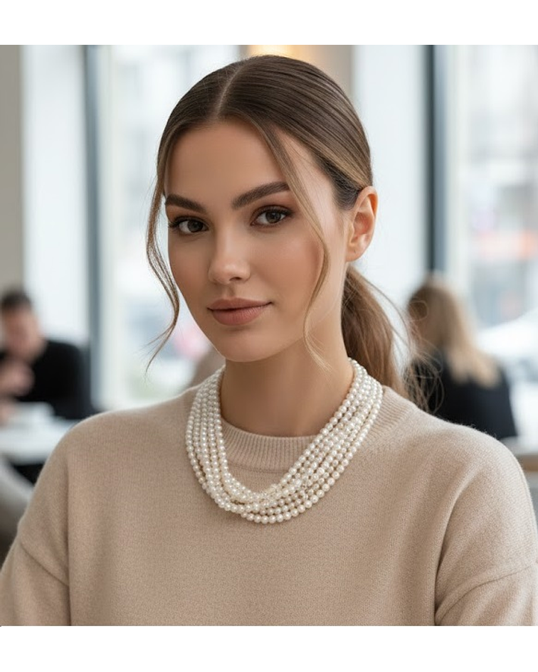 Gargantilla perlas