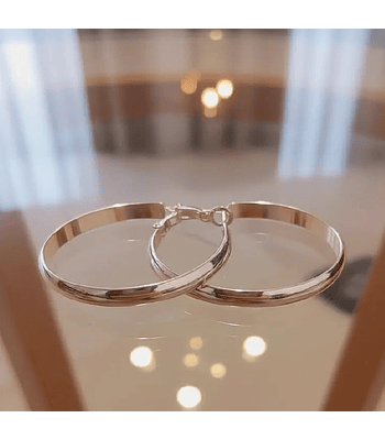 Argollas Argentum Pure Laminado