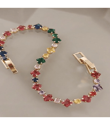 Brazalete Prisma Real oro Laminado