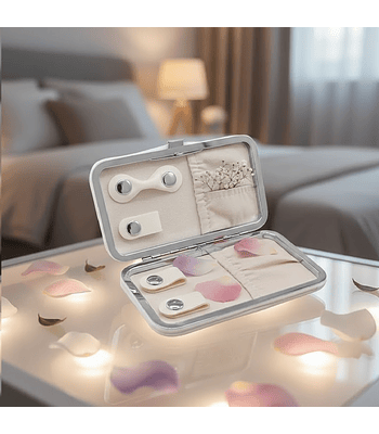 Joyero Cartera Color Crema