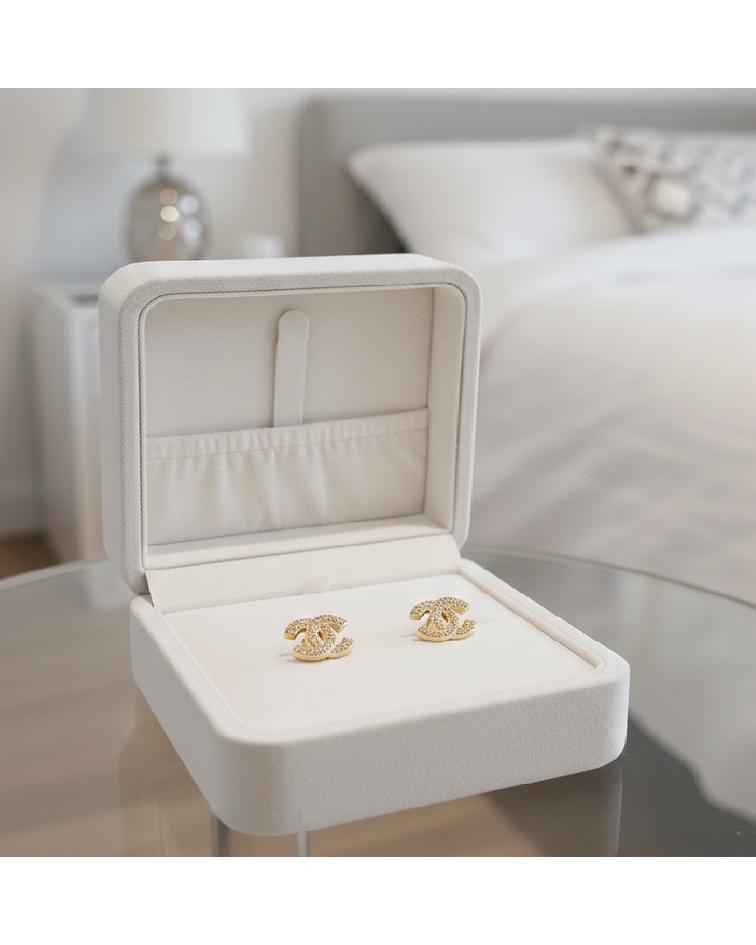 Aros Diseño Oro Laminado