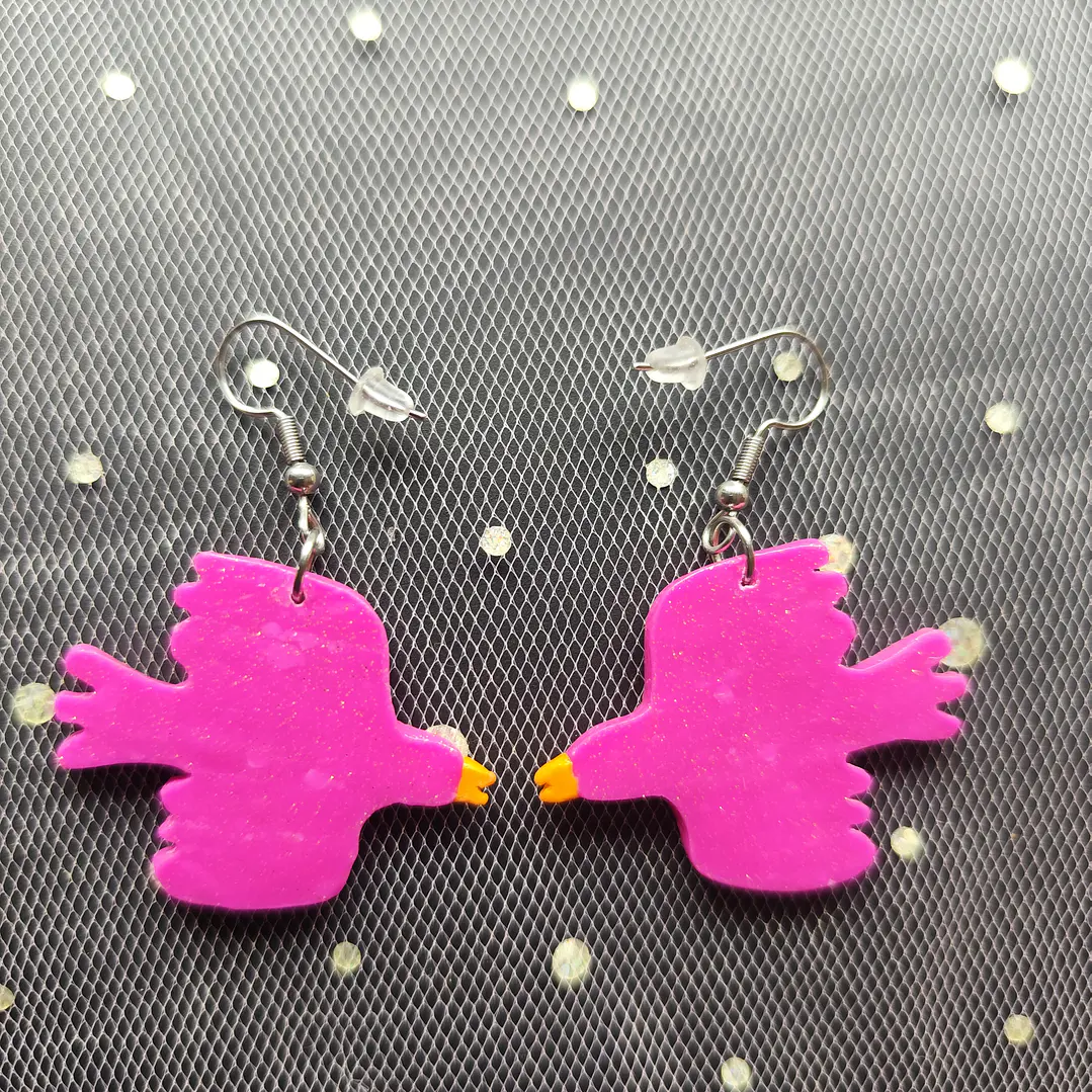 Aretes Aves en espiral ♥ 2