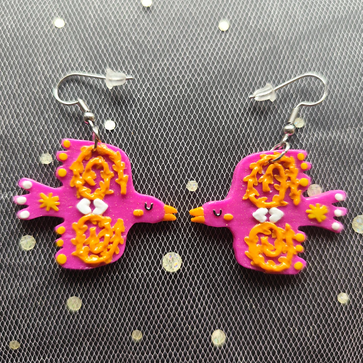 Aretes Aves en espiral ♥ 3