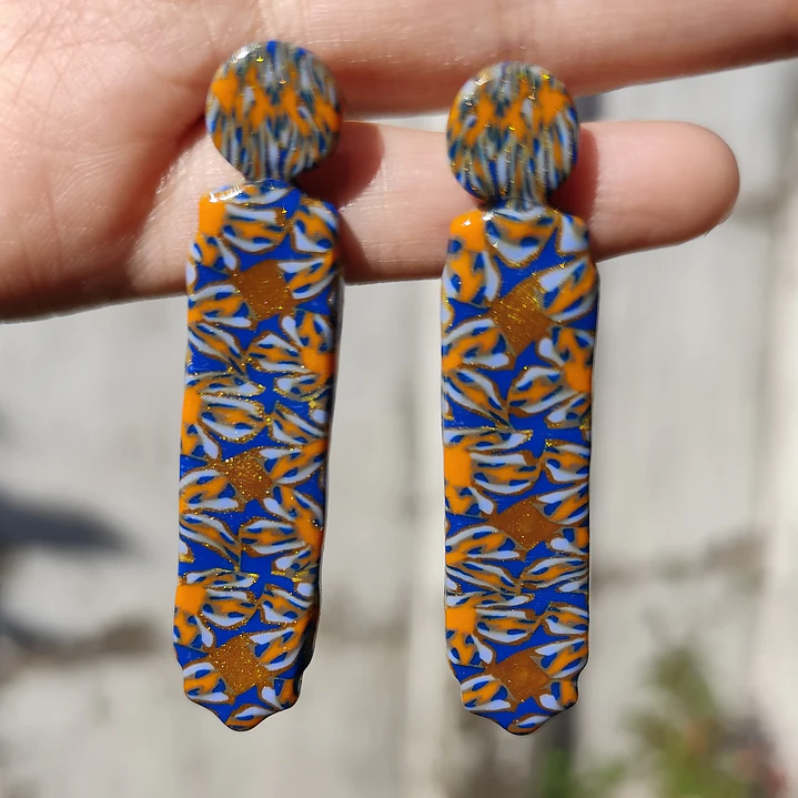 Aretes Rombo Dorado♥ 1