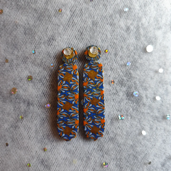 Aretes Rombo Dorado♥ 3