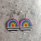 Pendiente Arcoiris Líneas ♥ - Miniatura 1