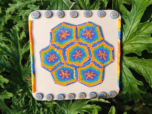 Cuadro de Flor Geométrica♥