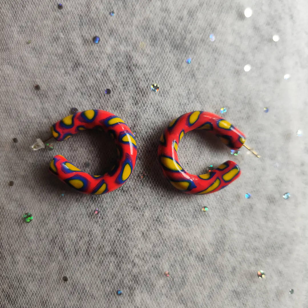 Aretes Animal Print Neón♥ 2