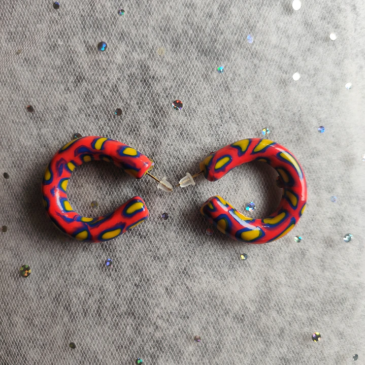 Aretes Animal Print Neón♥ 4
