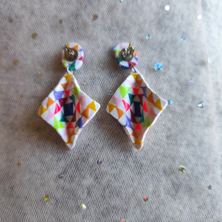 Aros Triangular Multicolor ♥ 2