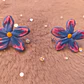 Aretes Flor mini ♥ - Miniatura 1