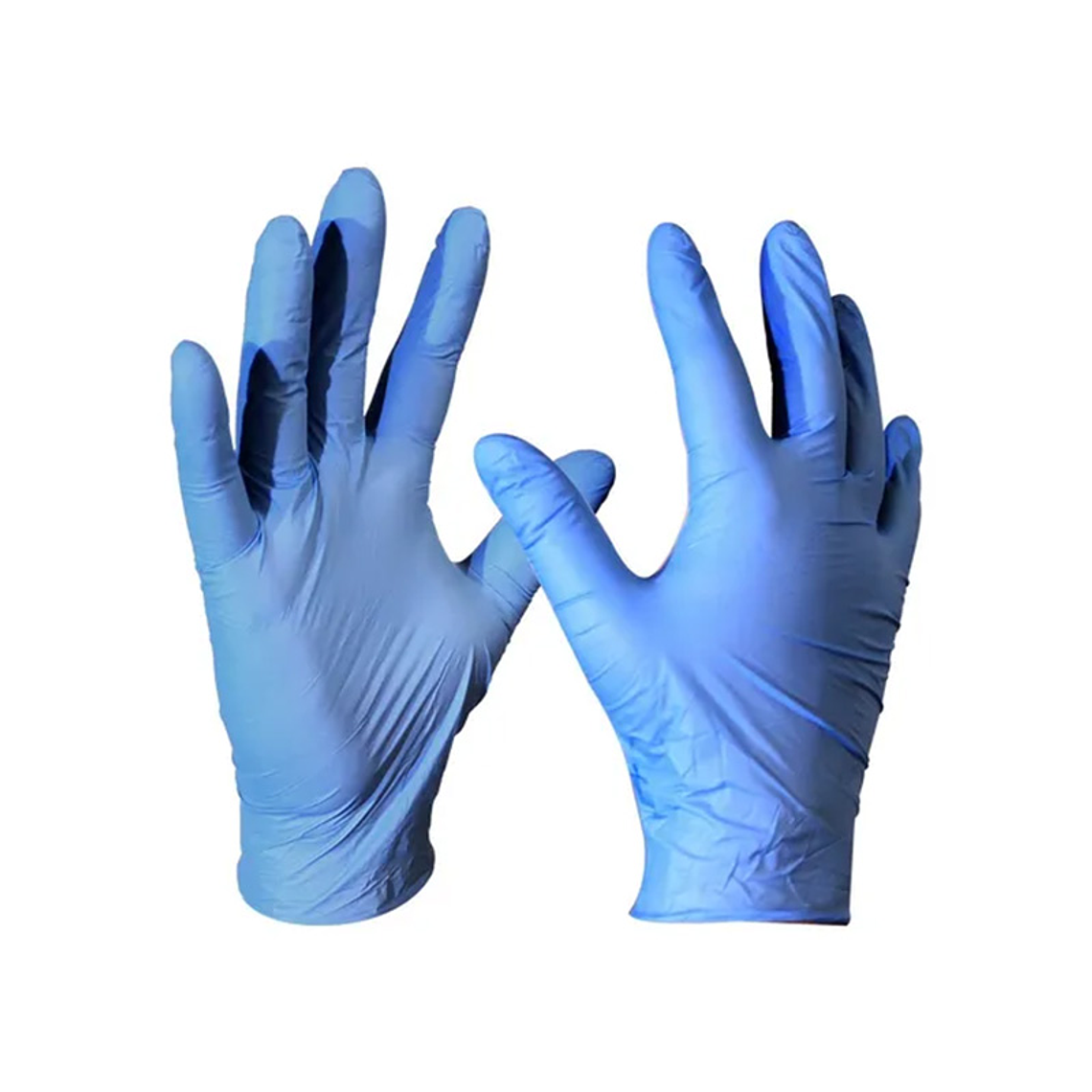 GUANTES DE NITRILO AZUL TALLA L 10 DIS 1