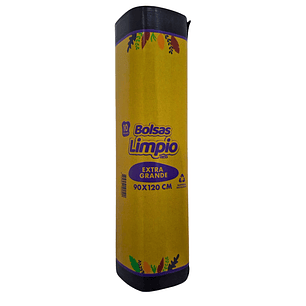 BOLSA BASURA LIMPIO 90X120CM 10UN