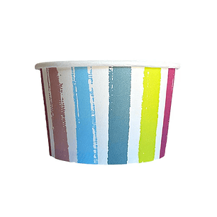 POTE HELADO 8 OZ MULTICOLOR