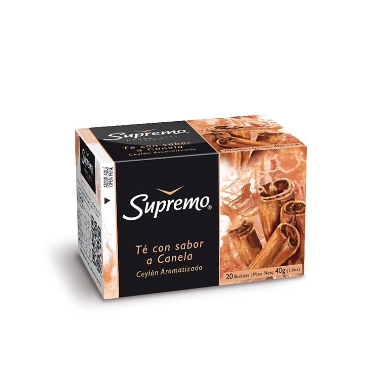 TÉ NEGRO SUPREMO CEYLÁN CANELA 20 BOLSITAS 1