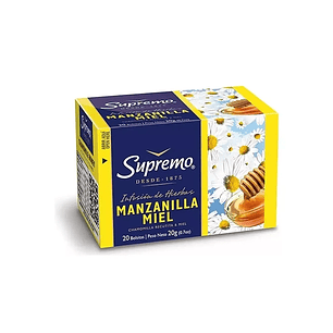HIERBAS SUPREMO MANZANILLA 20 BOLSITAS