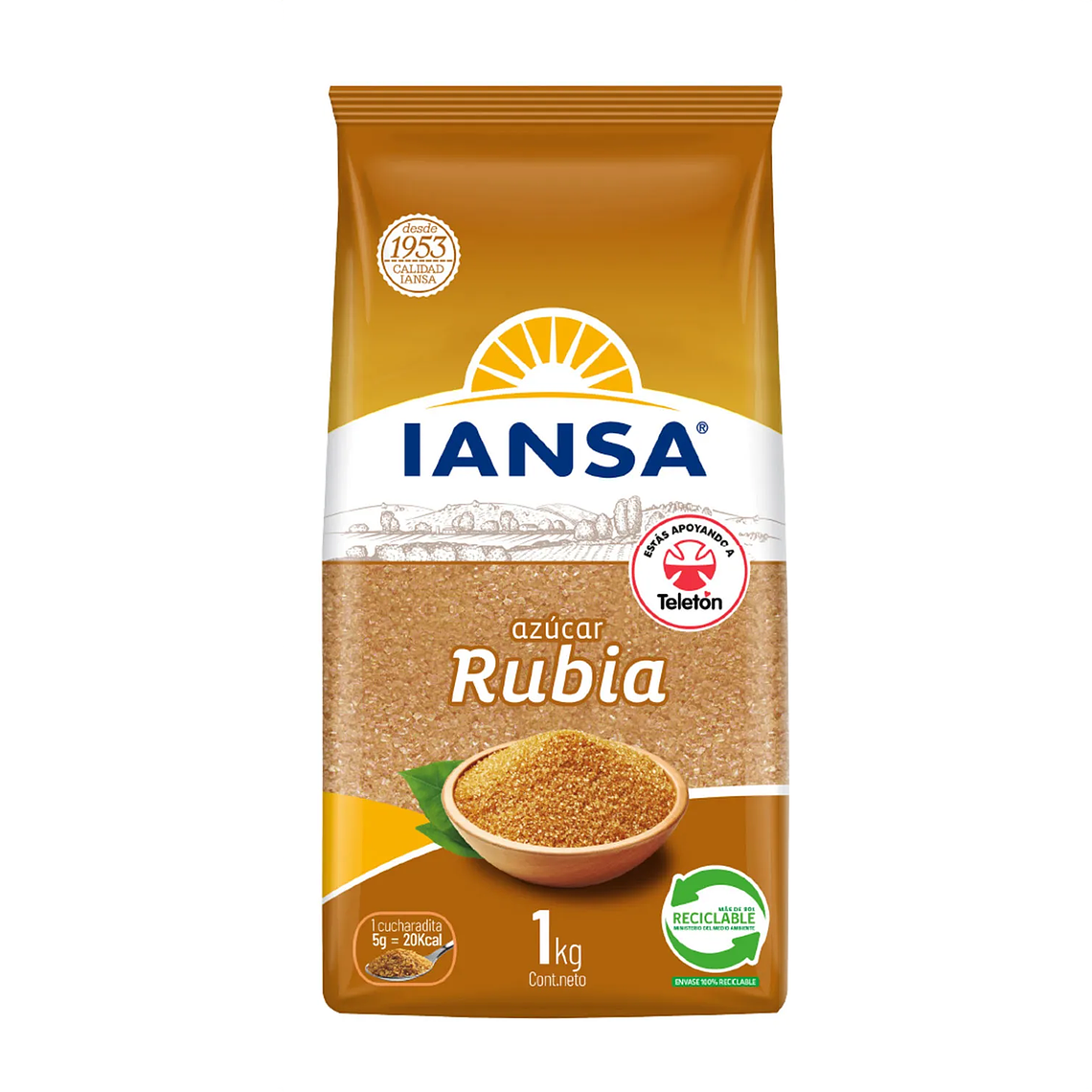 AZÚCAR RUBIA IANSA 1KG 1