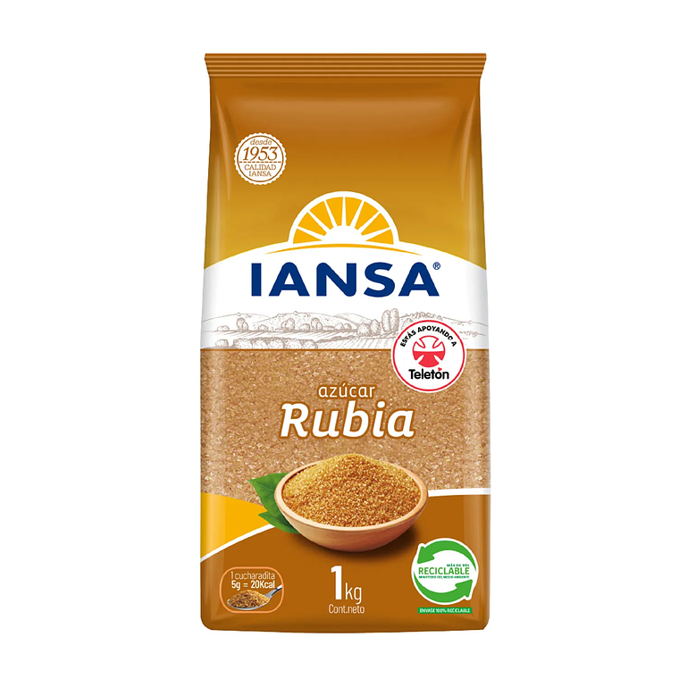 AZÚCAR RUBIA IANSA 1KG 1