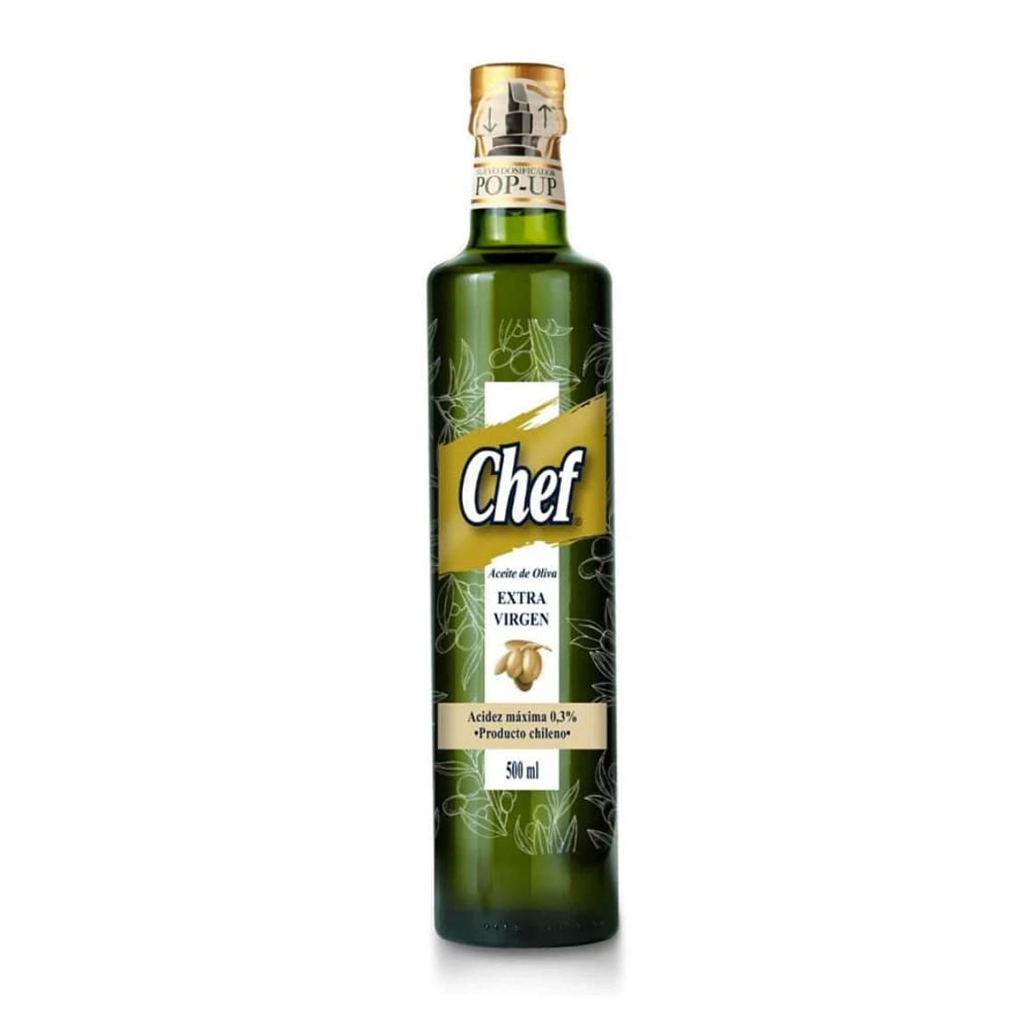 ACEITE OLIVA EXTRA VIRGEN CHEF 500CC 1