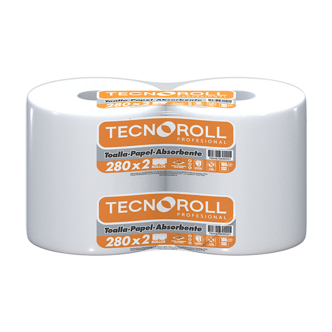 TOALLA TECNOROLL H/S PACK 280MTS-2UN 1