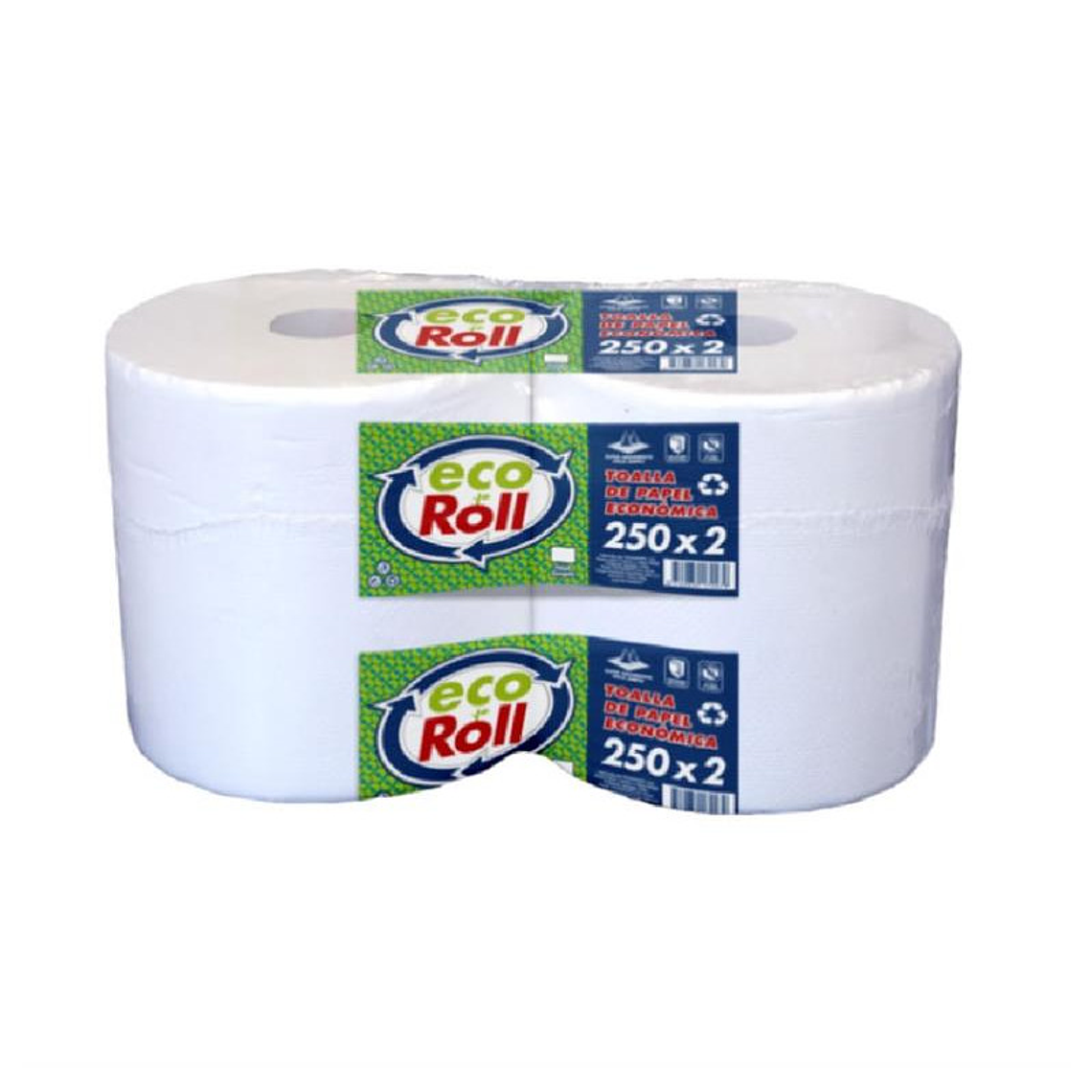 TOALLA ECOROLL H/S PACK X 2 UN 250MTS 1
