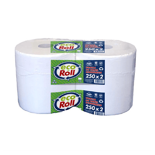 TOALLA ECOROLL H/S PACK X 2 UN 250MTS