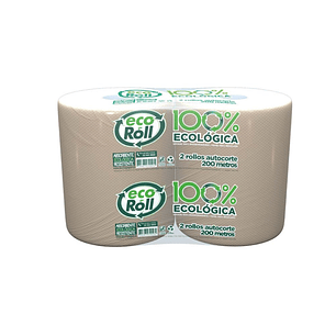 TOALLA 100% ECOLOGICA 200MTS-2UN