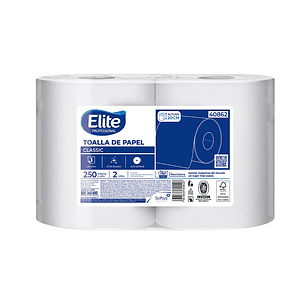 TOALLA DE PAPEL CLASSIC 2X250MTS (ELITE 40862)