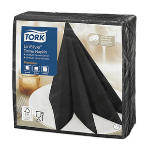 SERVILLETA LINSTYLE NEGRA 12X50 SE70034