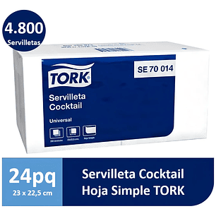 SERVILLETA COCKTAIL H/S 24X200 HJ SE70014