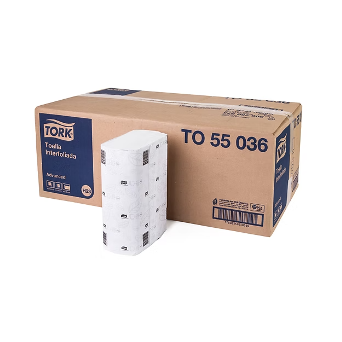 TOALLA INTERFOLIADA BCA H/S 16X250 HJ TO55036 1