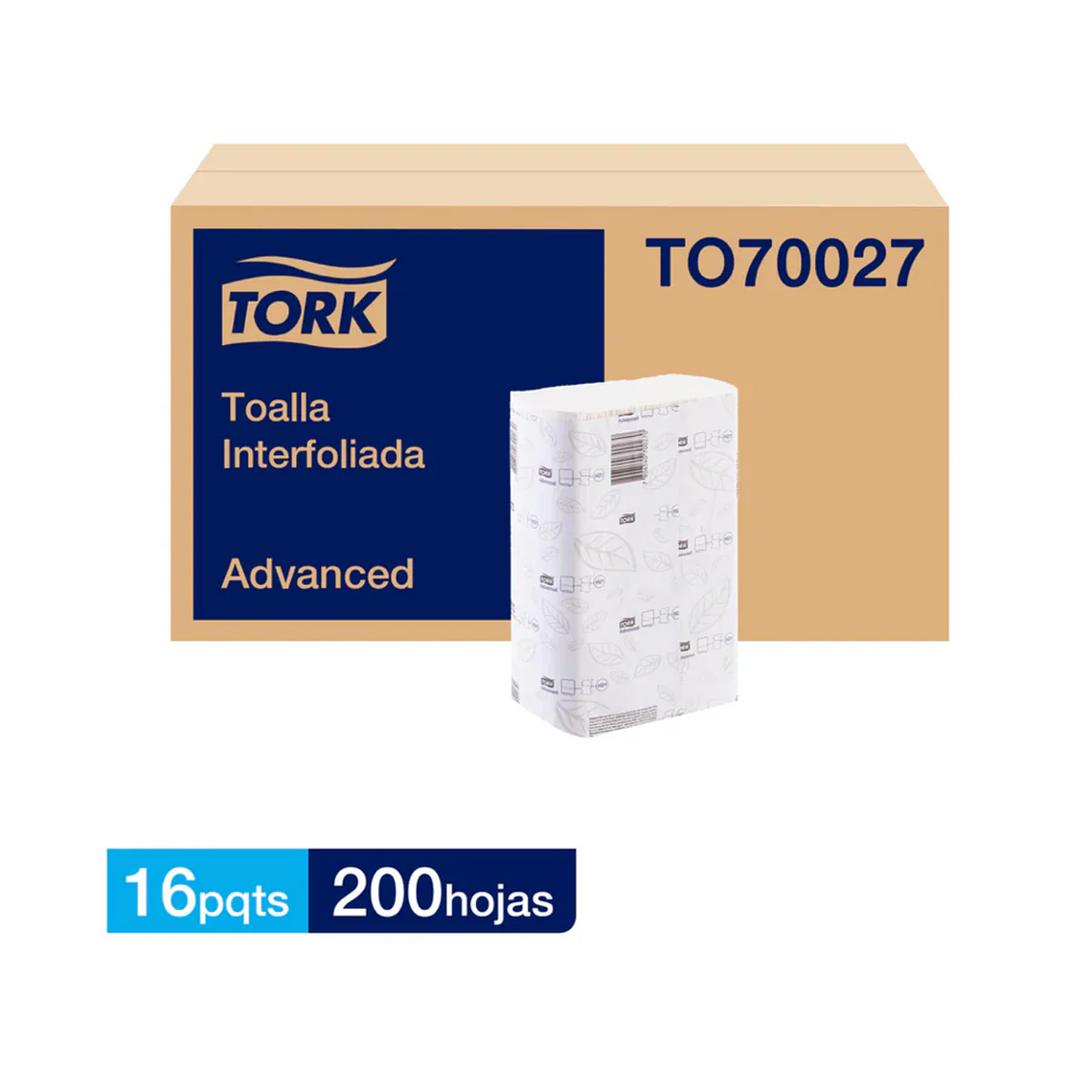 TOALLA INTERFOLIADA D/H 16X200HJ TO70027 1