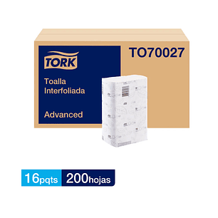 TOALLA INTERFOLIADA D/H 16X200HJ TO70027