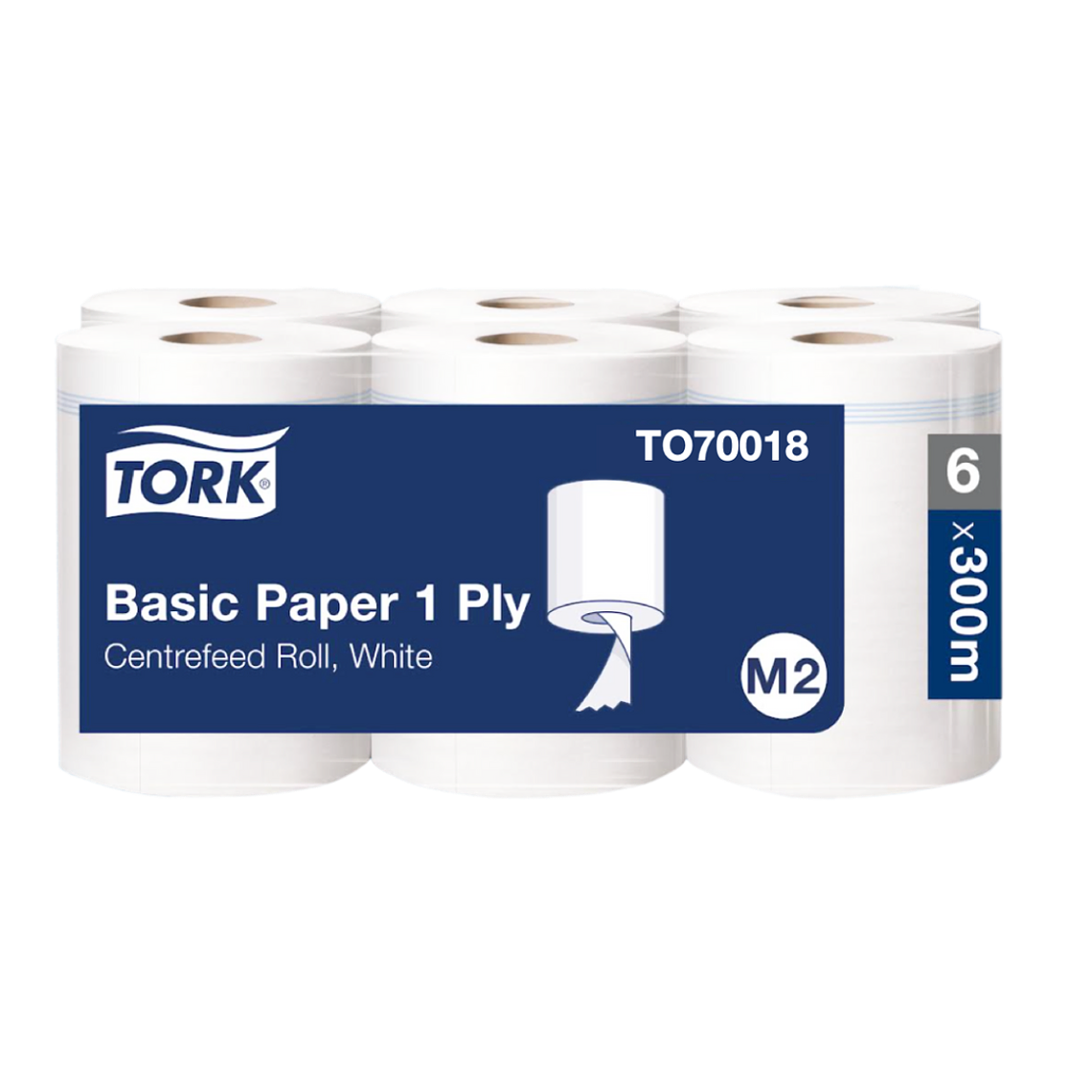 WIPE CENTERFEED H/S 6X300 MT TO70018 1