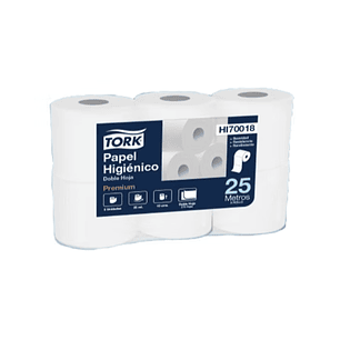HIGIENICO ROLLO D/H 6X25MT HI70018