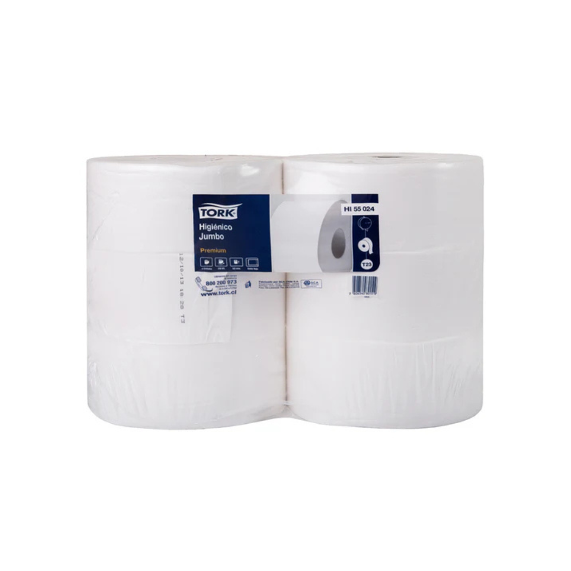 HIGIENICO JUMBO D/H 6X250MT HI55024 1
