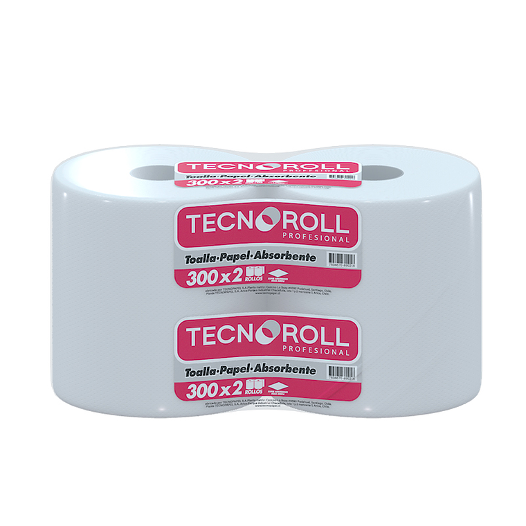 TOALLA TECNOROLL H/S 300MTS-2UN 1