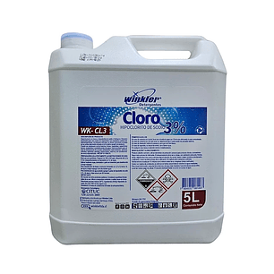HIPOCLORITO DE SODIO 3% 5LT WK-CL3