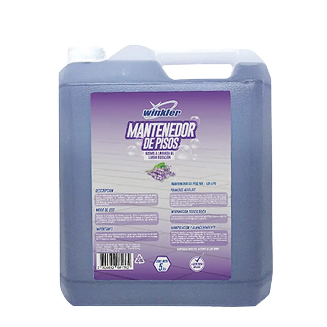MANTENEDOR DE PISOS AROMA LAVANDA 5LT WK-635L 1