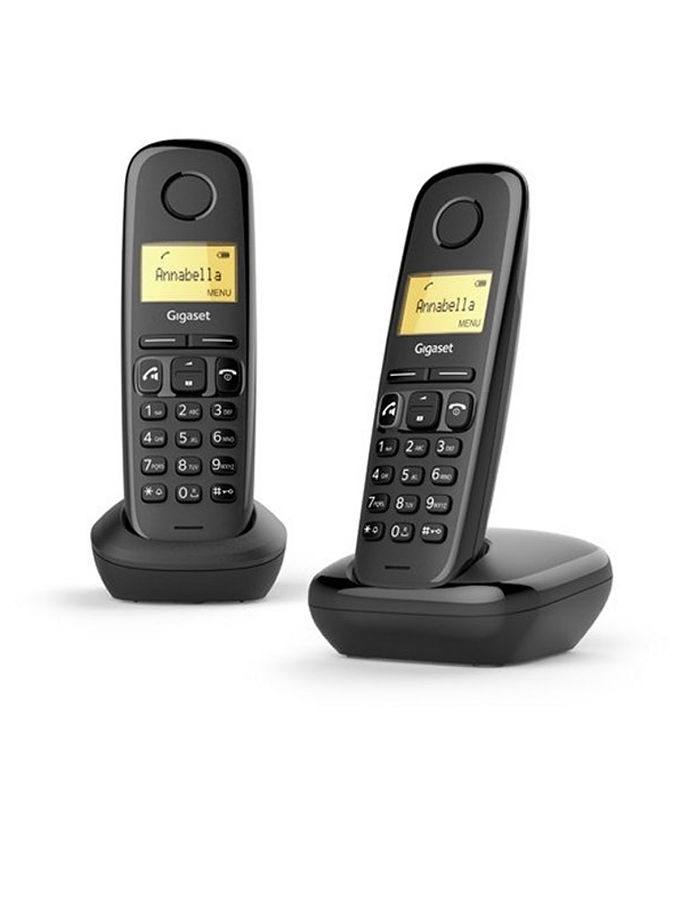 Gigaset A270 Inalámbrico DECT Duo Negro 1