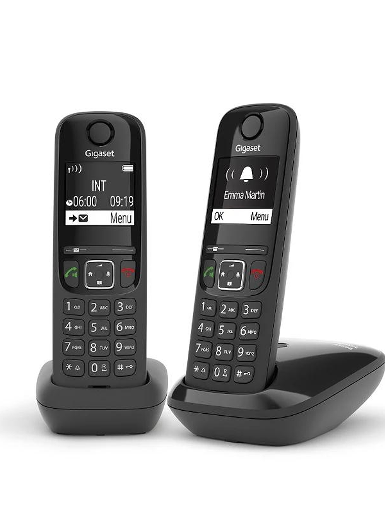 Gigaset AS690 Inalámbrico DECT DUO Negro 1