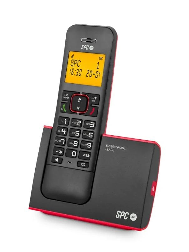 SPC 7290RC1 Telefono DECT BLADE ID AG50 Rojo 1