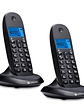 MOTOROLA C1002 CB+ Telefono DECT Negro Duo - Miniatura 1