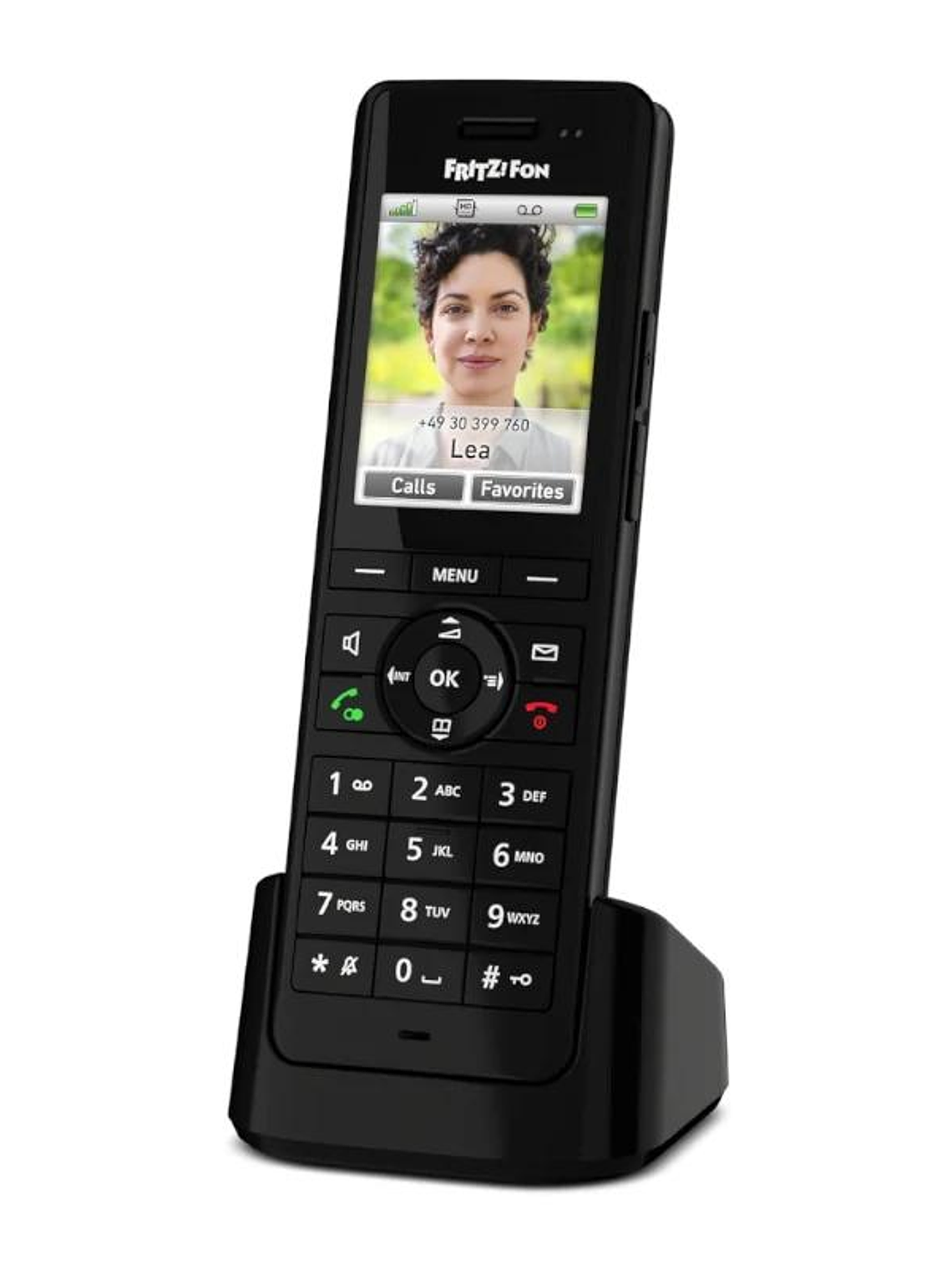 FRITZ! Fon X6 Teléfono inalamb.DECT Negro 2