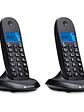 MOTOROLA C1002 CB+ Telefono DECT Negro Duo - Miniatura 3
