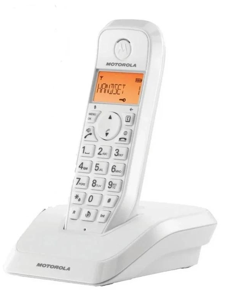 MOTOROLA S1201 Telefono DECT Blanco 1