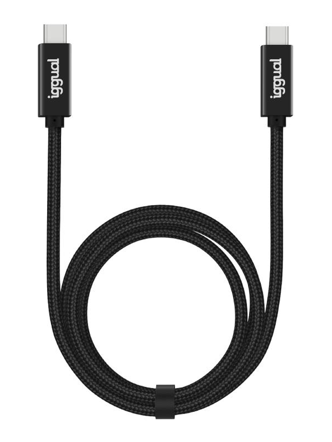 iggual Cable USB-C 3.2 Gen2x2 100W 5A 4K 1m nylon 1