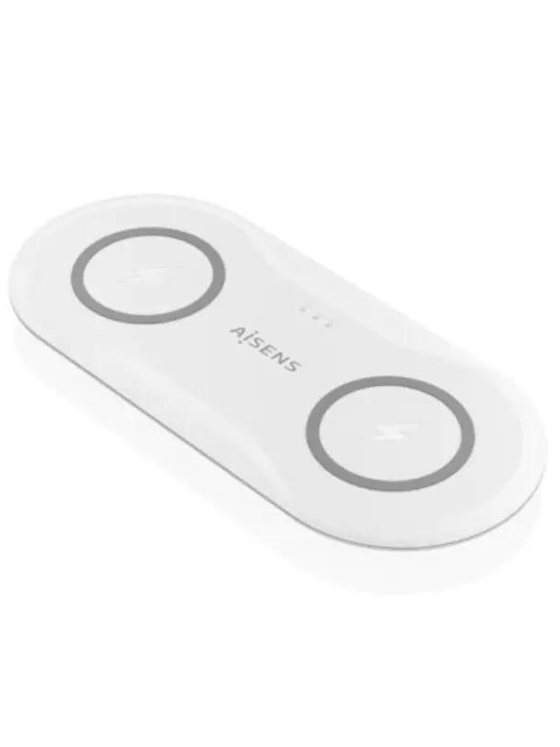 Aisens Cargador Inalámbrico USBC 15W 2 en 1 Blanco 1