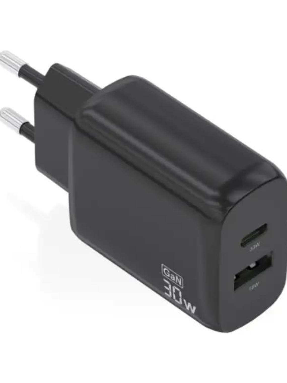 Aisens Cargador GaN 30W USB-C PD3.0 QC4.0 USB-A 1